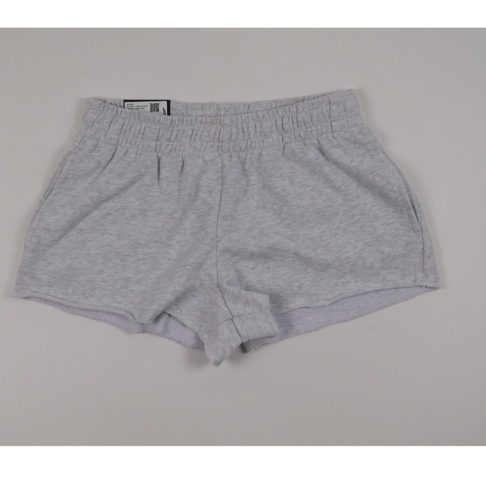 Garage Shorts Soft Terry Low Rise 90s Spring Grey Mix XS NWT $39.95